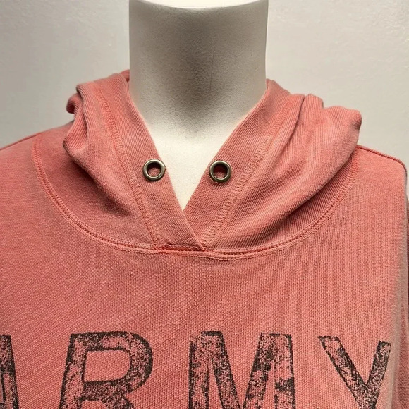 Sundry Army Of Lovers Hoodie Hooded Sweatshirt Pink Oversized Size 2 Medium - Picture 3 of 10